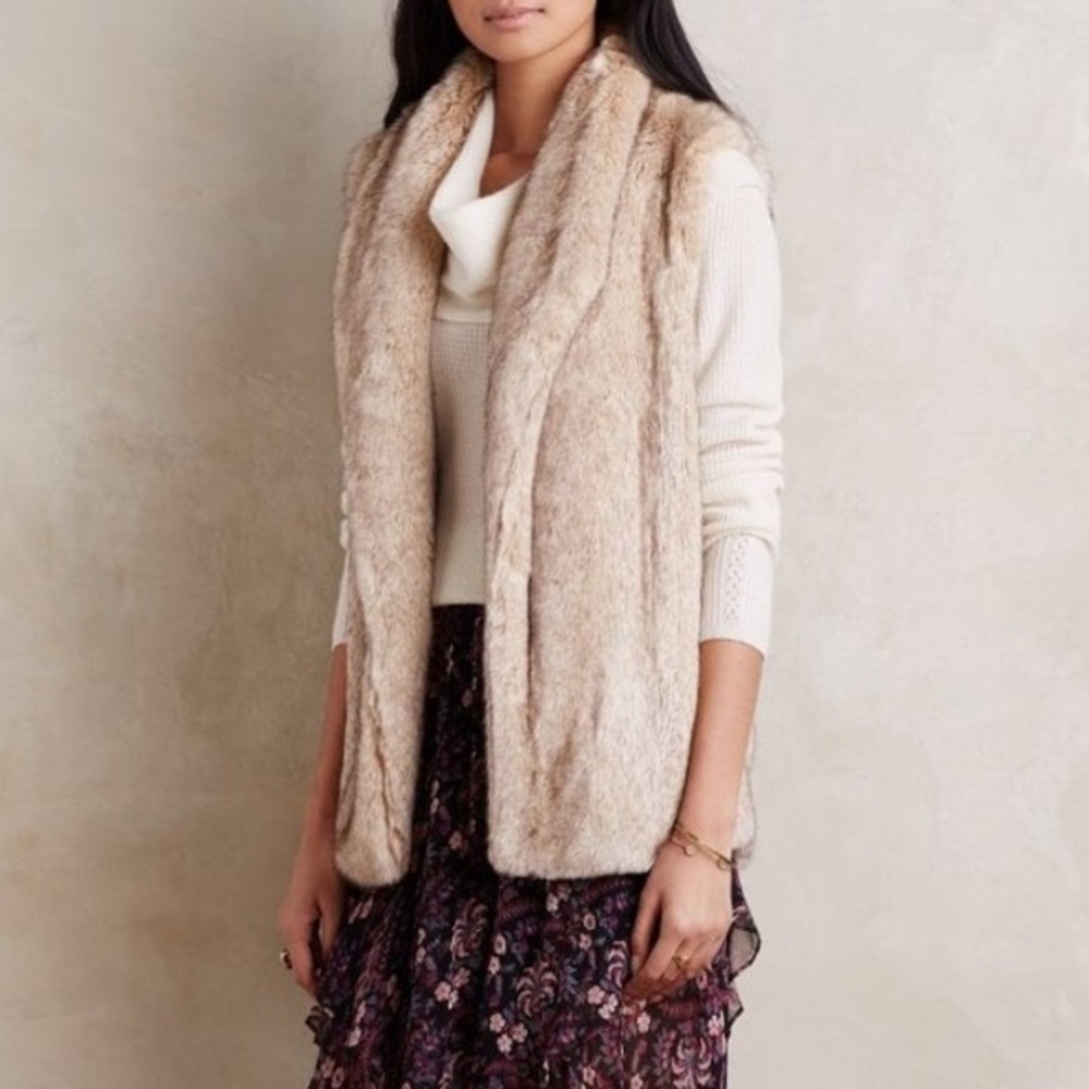 Anthropologie - Sanctuary Faux Fur Vest - Small